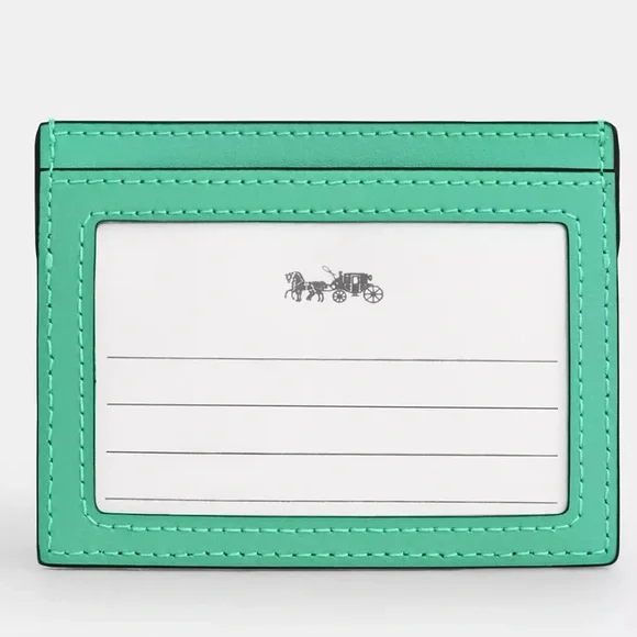 🟢🌟🟢 Coach Slim Id Card Case 🟢🌟🟢 NWT 🟢🌟🟢 - Picture 8 of 16